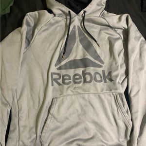 Reebok large gray hoodie